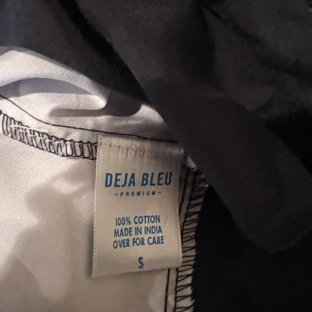 Striped Cotton, Navy and White Maxi Skirt with Tie Waist - Picture 4 of 6